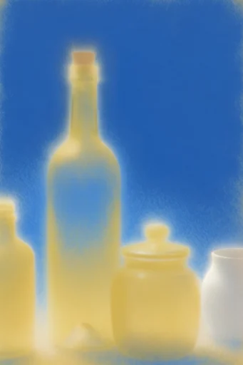 Ethereal Grainy Whimsy style reference image — soft airbrush texture