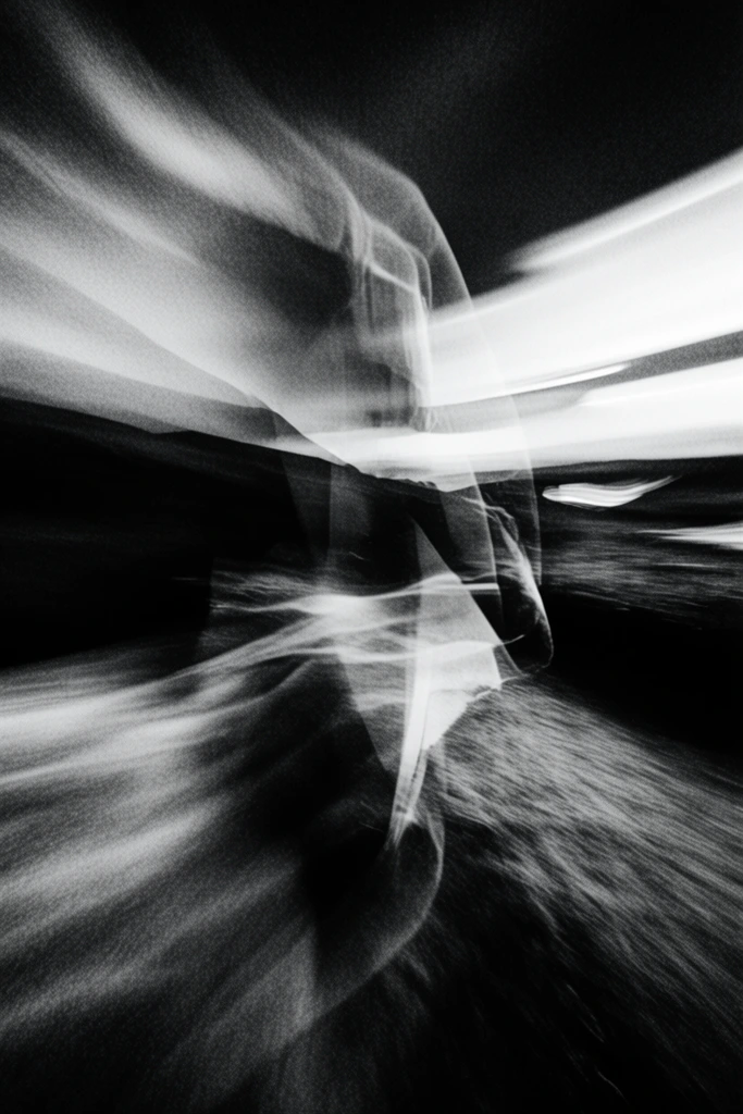 Kinetic Spectral Noir style AI image example 2