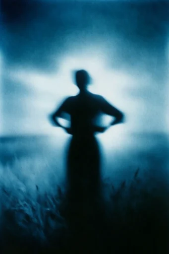 Ethereal Cyanotype Noir moodboard — generate AI images in this style