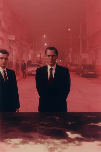 Cinematic Crimson Noir style reference image — cinematic crimson aesthetic