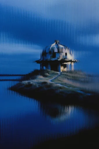 Refractive Noir Surrealism style AI image example 2