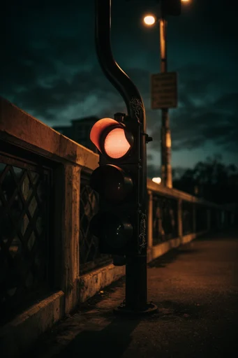 Cinematic Nocturnal Noir style reference image — teal and amber color grading