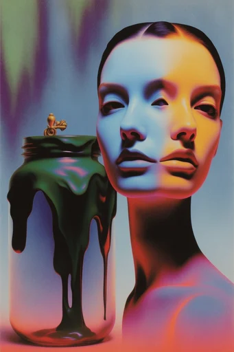 Surreal Psychedelic Fluidity style reference image — psychedelic surrealism