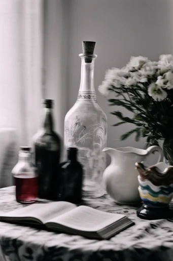 Kinetic Melancholic Analog style reference image — cinematic analog film grain
