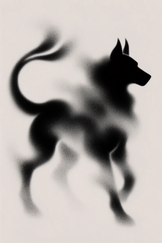 Ethereal Particulate Minimalism style AI image example 3
