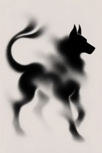 Ethereal Particulate Minimalism style reference image — minimalist ink wash