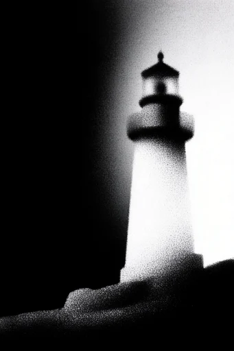Gritty Chiaroscuro Noir style reference image — lo-fi xerox aesthetic