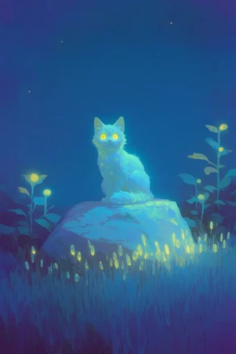 Ethereal Nocturnal Cosmicism style reference image — ethereal lighting
