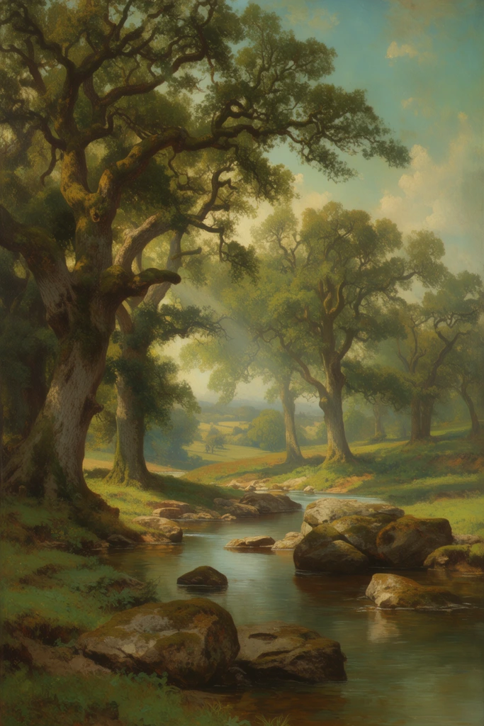 Mystical Nocturnal Romanticism style AI image example 2