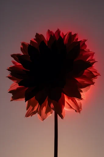 Luminous Surreal Botanica style reference image — translucent petal texture