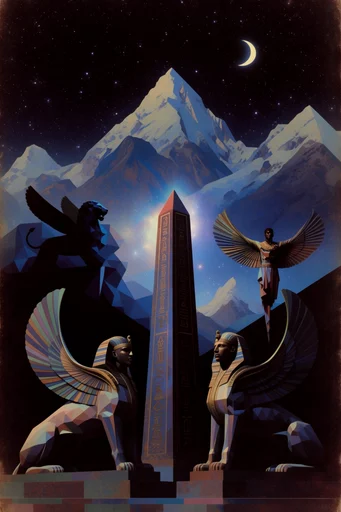 Celestial Alchemical Opulence style reference image — cosmic afrofuturism
