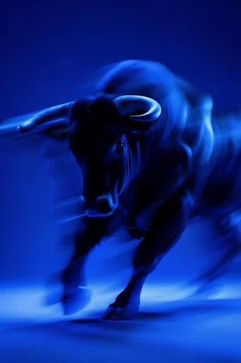 Kinetic Cobalt Motion style AI image example 3
