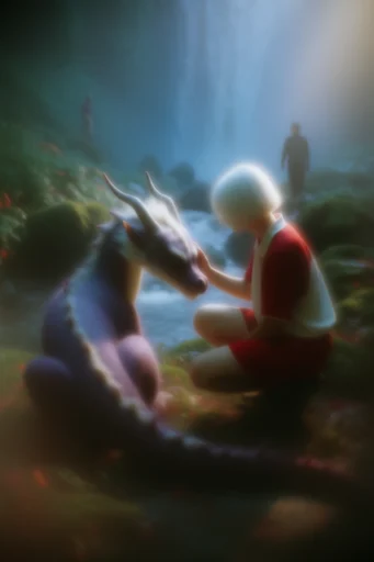 Ethereal Spectral Wilderness style reference image — chromatic aberration
