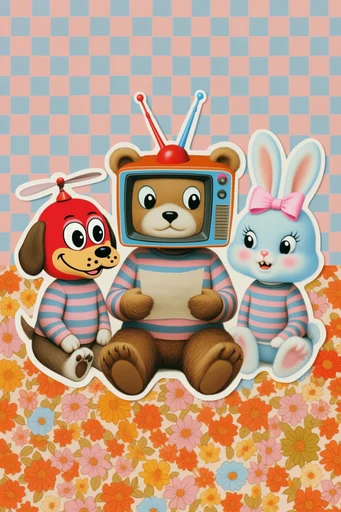 Surrealist Retro Whimsy style AI image example 3