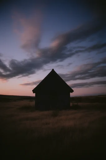 Nostalgic Twilight Solitude style reference image — atmospheric haze