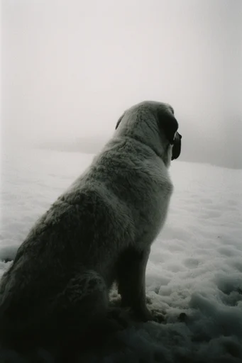 Ethereal Minimalist Melancholy style reference image — contemplative mood