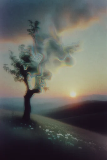 Ethereal Thermal Minimalism style AI image example 2