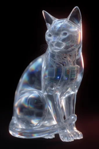 Prismatic Crystalline Refraction style reference image — macro lens flare