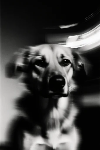 Spectral Motion Noir style reference image — uncanny surrealism