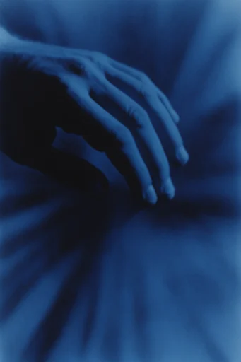 Cinematic Nocturnal Chiaroscuro style reference image — monochromatic blue tones