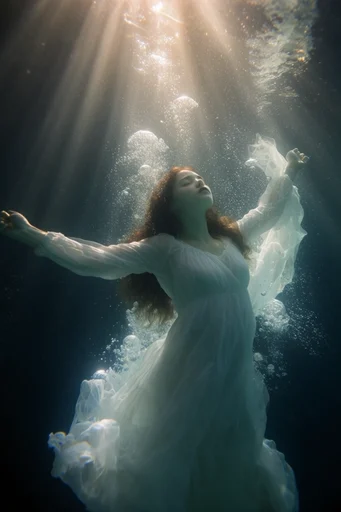 Luminous Ethereal Fluidity moodboard — generate AI images in this style