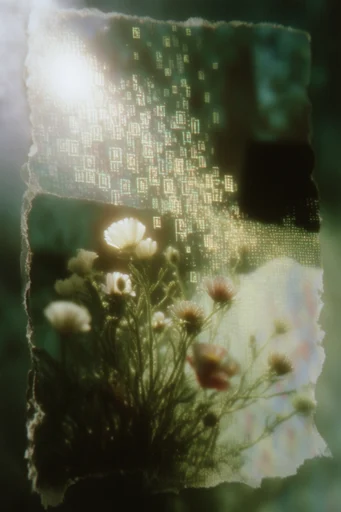 Ethereal Digital Archival style reference image — hazy soft focus