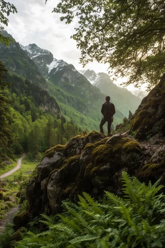 Cinematic Forest Realism style reference image — cinematic documentary style