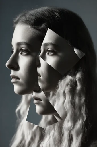 Refractive Noir Surrealism style reference image — high-contrast chiaroscuro