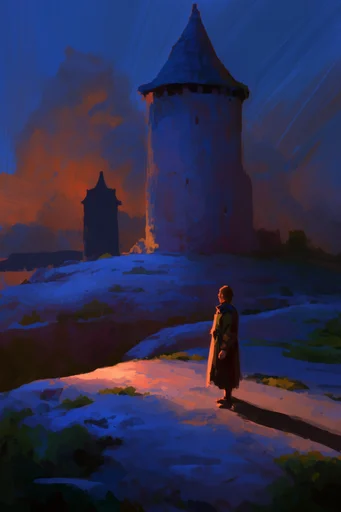 Celestial Solitude Landscapes moodboard — generate AI images in this style