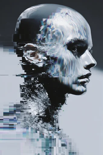 Prismatic Digital Fragmentation moodboard — generate AI images in this style