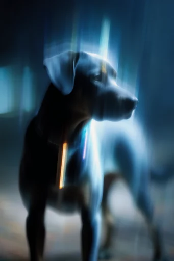 Kinetic Spectral Refraction style reference image — atmospheric chiaroscuro