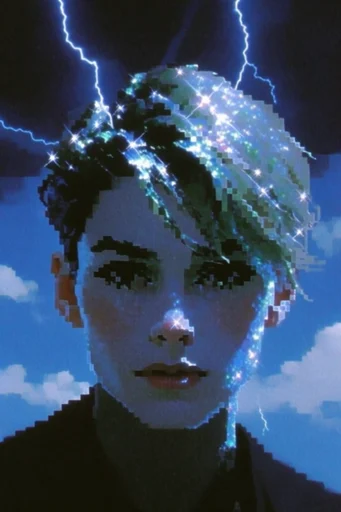 Electric Nocturnal Luminescence style reference image — bioluminescent highlights