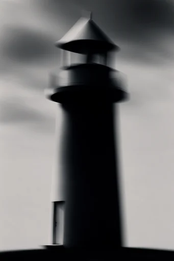 Kinetic Monochrome Minimalism style reference image — sharp silhouette