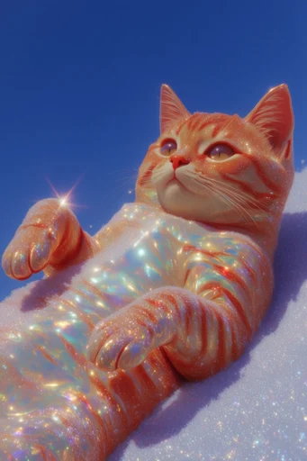 Prismatic Rhinestone Surrealism style reference image — chromatic aberration