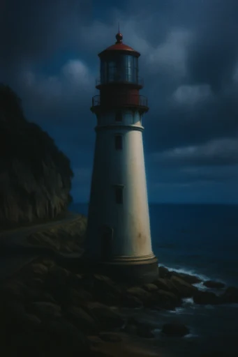 Cinematic Nocturnal Noir style reference image — high-contrast shadows