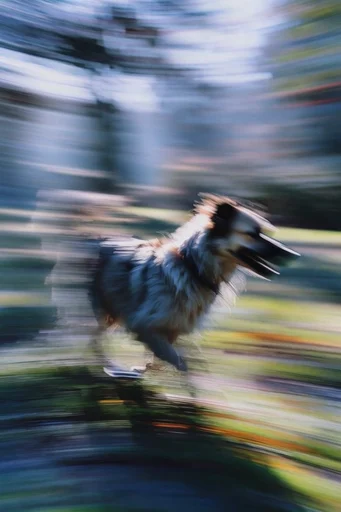 Kinetic Luminous Blur style reference image — painterly abstraction