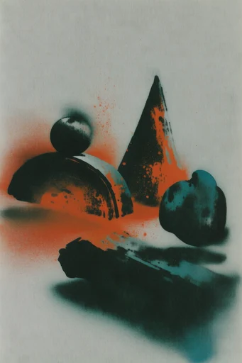 Radioactive Noir Surrealism style reference image — acid neon aura