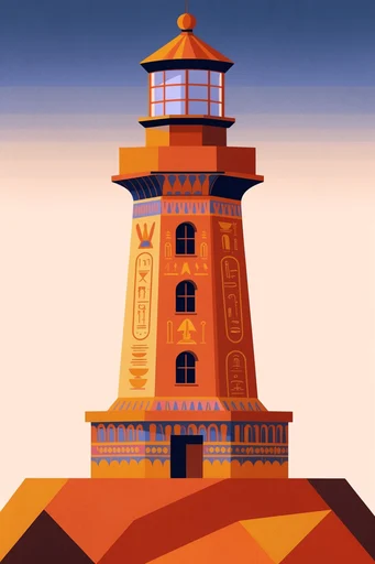 Geometric Neo-Modernist Synthesis style reference image — modern folk art