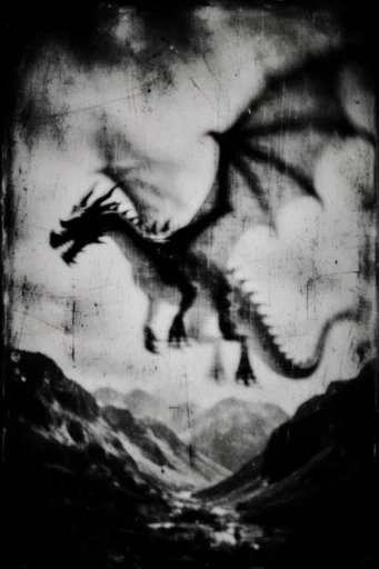 Spectral Analog Decay style reference image — soft-focus dreamscape