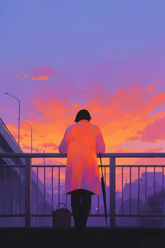 Crimson Twilight Silhouette moodboard — generate AI images in this style