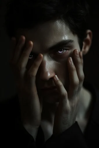 Visceral Chiaroscuro Portraits style reference image — low-key moody atmosphere