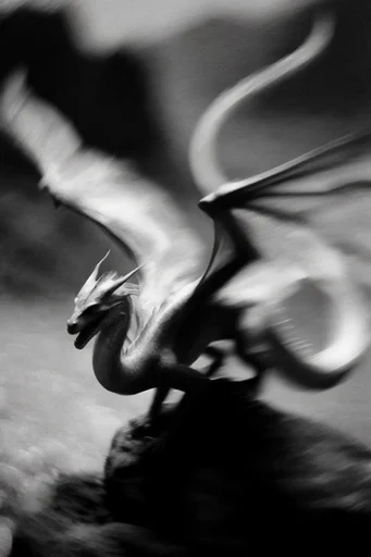 Haunting Kinetic Monochrome style reference image — chiaroscuro lighting