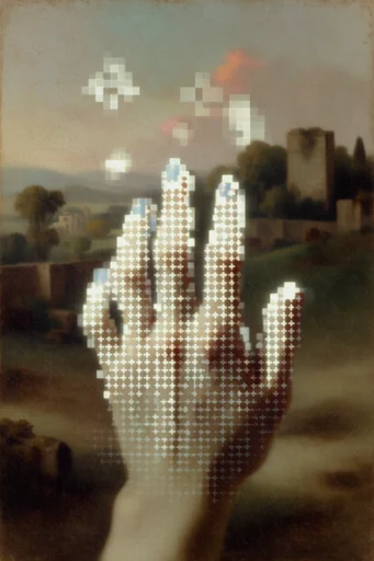 Analog Glitch Mysticism style reference image — vintage film grain
