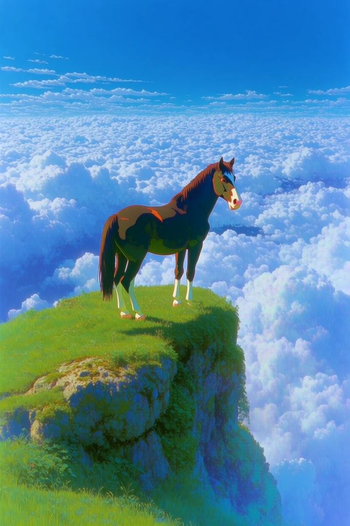 Luminous Anime Horizon style AI image example 3