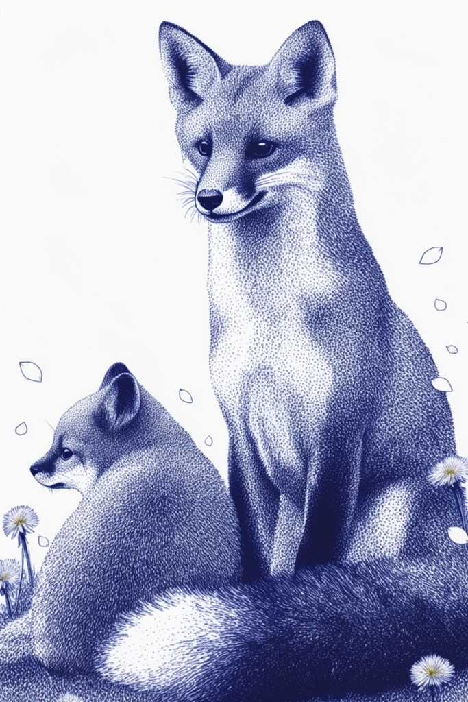 Monochrome Stipple Noir style AI image example 3