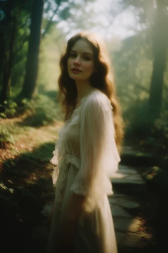 Mystical Folklore Dreamscape style reference image — dreamy backlighting