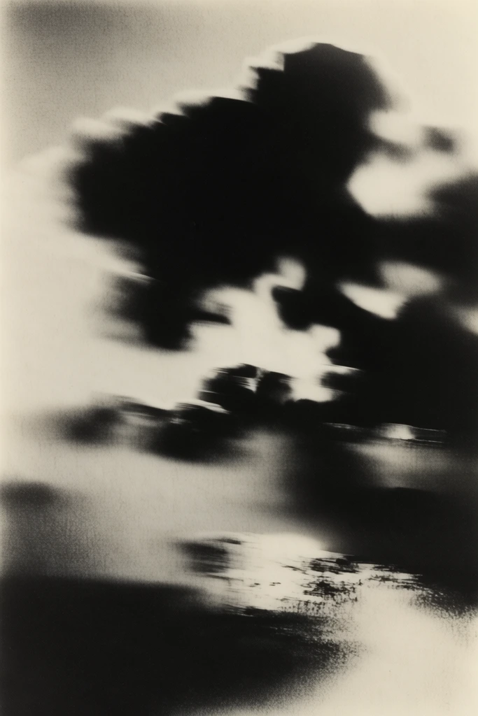 Ethereal Grain Noir style AI image example 2