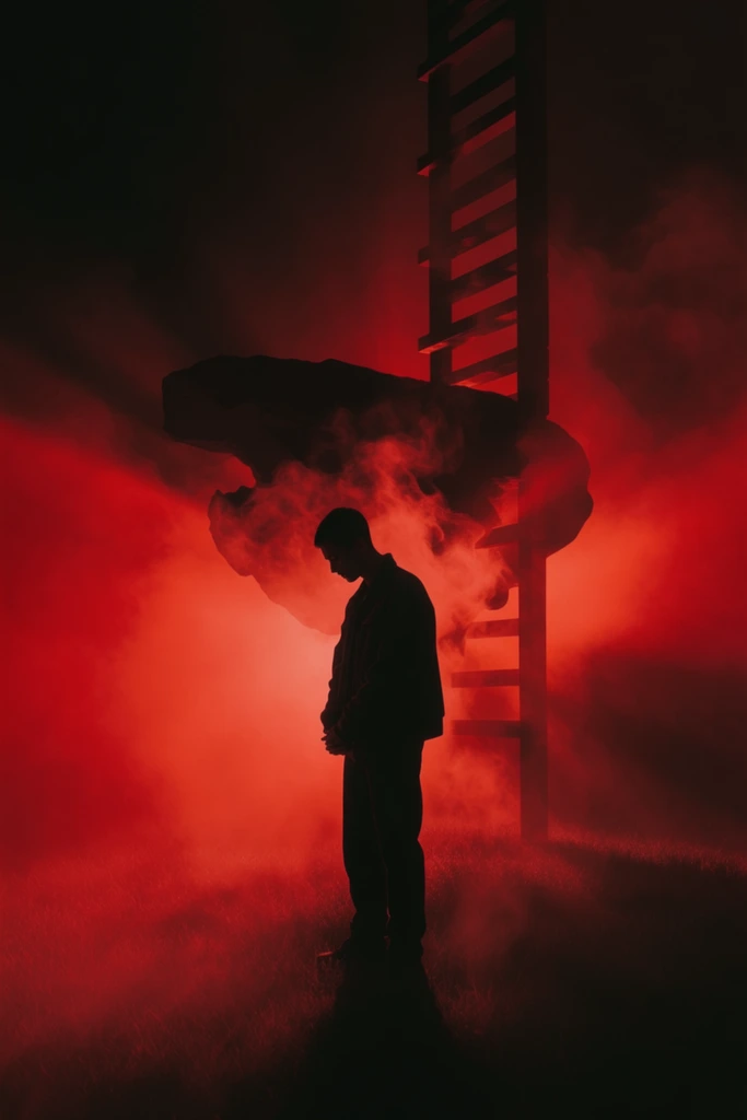 Crimson Void Surrealism style AI image example 1