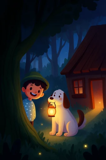 Cozy Twilight Whimsy style reference image — cozy night atmosphere