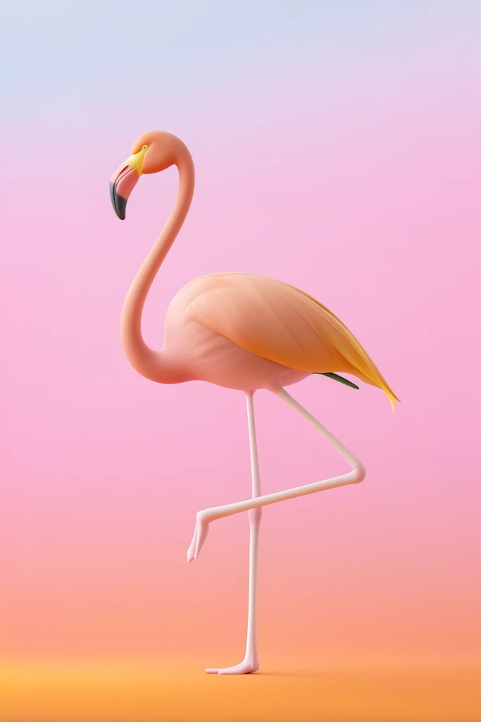 Saturated Minimalist Contrast style AI image example 3